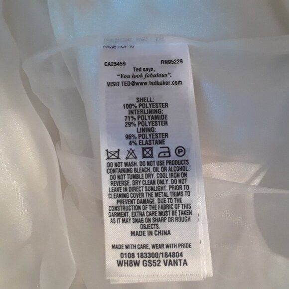 Ted Baker Skirt Double Lined - Picture 11 of 11